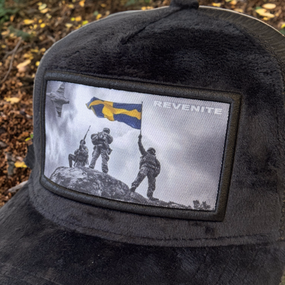 Swedish Armed Forces Black Velvet Cap