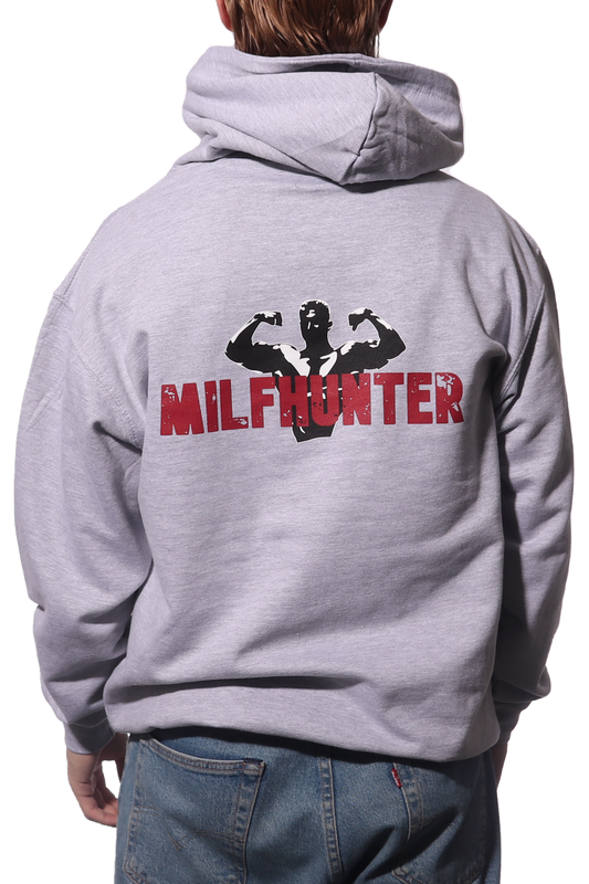 MILFHUNTER Hoodie Grå