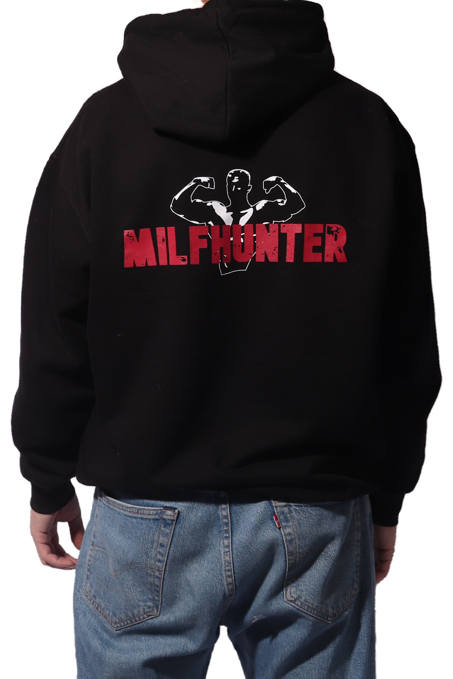 MILFHUNTER Hoodie Svart